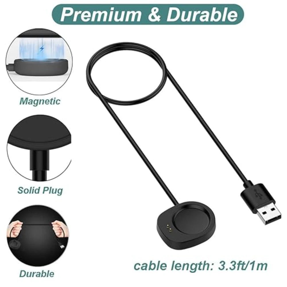 USB Charger Cable for Amazfit T-Rex 3 & Balance Smartwatch Smartwatch Charger Cable Oasis Select