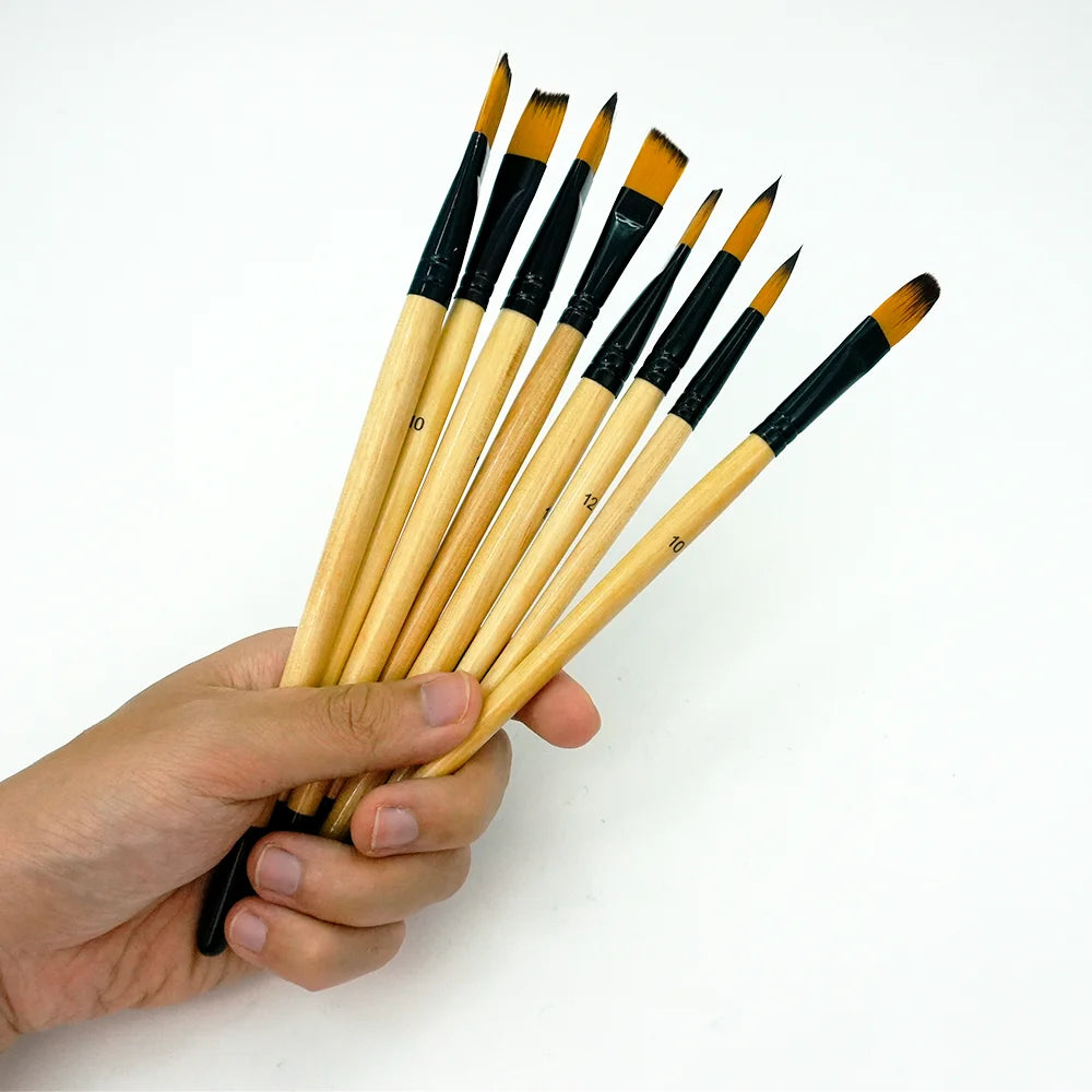 Paint Brushes Set - 6/24pcs Paint Brushes, Art Painting for Acrylic Watercolor Gouache Oil & Face Painting, Models, Figurine and Oasis Select