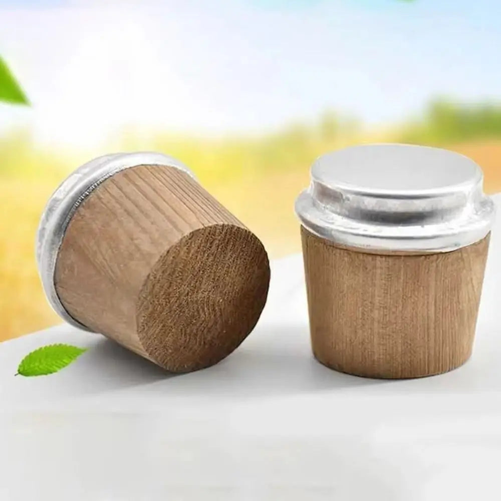 Wood Thermo Bottle Stopper – Replacement Cork Plugs 2-Pack