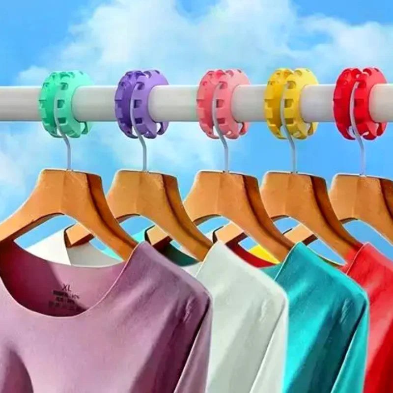 5-Pack Windproof Clothes Hanger Clips | Anti-Slip Laundry