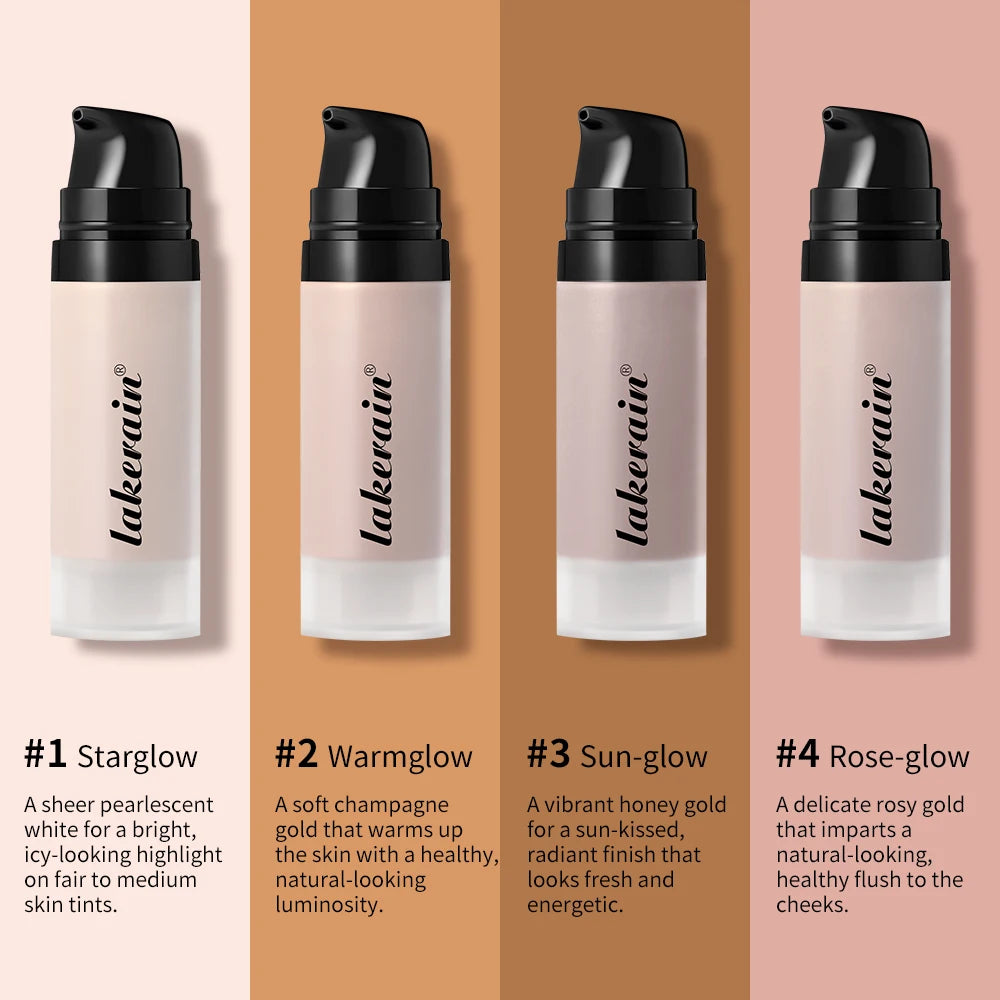 Glowy Super Gel Lightweight Dewy Multipurpose Llluminator Primer Highlight Foundation Moisturizing Nourish Non-Sticky Primer M Oasis Select