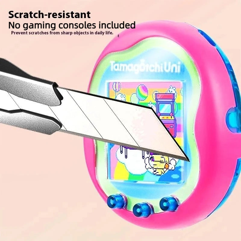 1 Set Anti-Scratch PET/TPU Game Console Film Anti Fingerprint HD Screen Guard Protector For Tamagotchi Uni Band Pet Accessories Oasis Select