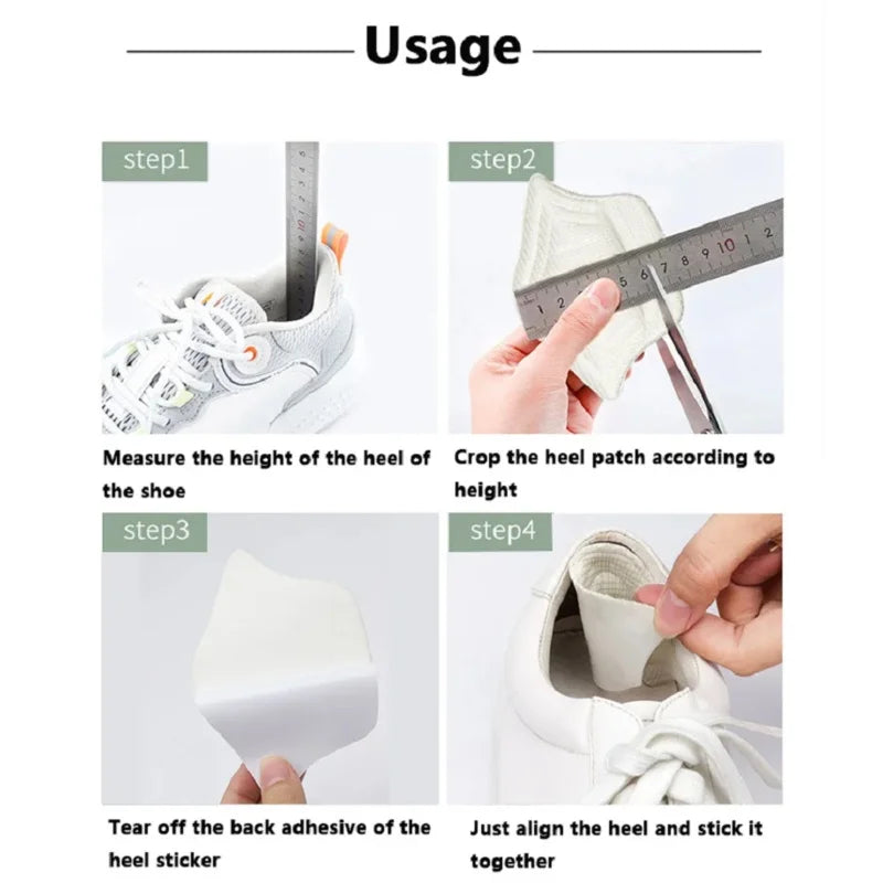 3/5pairs insoles patch heel pads for sport shoes back sticker adjustable size antiwear feet pad cushion insert insole Oasis Select