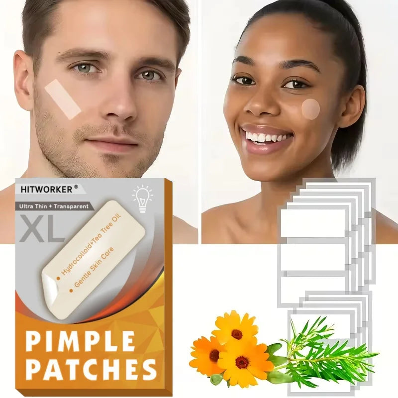 30 pieces/box transparent strip hydrocolloid concealer stickers - day and night, tasteless, alcohol free body concealer stickers Oasis Select