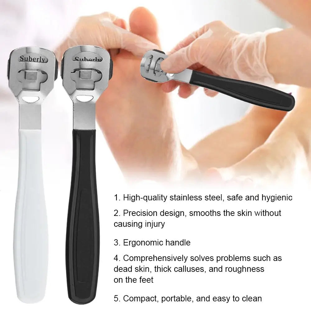 Stainless Steel Callus Shaver Remover with Blade, Pedicure Razor for Feet & Hands Foot Razor Callus Removal Callus Blade Remover Oasis Select