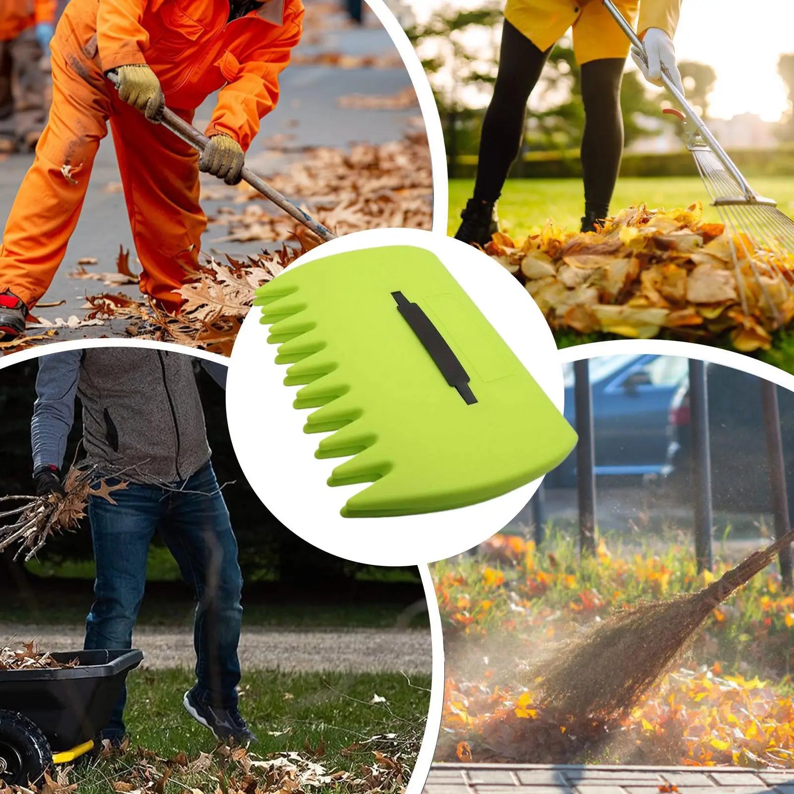 Leaf Scoops Hand Rakes Handheld gardening rake convenient for cleaning up debris in the yard lawnoutdoor gardening supplies Oasis Select