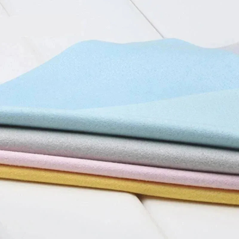5pcs Suede Glasses Cloth Solid Color Microfiber Glasses Cleaner Cleaning Wipes Lens Phone Screen Microfiber Cleaning Cloth Male Oasis Select