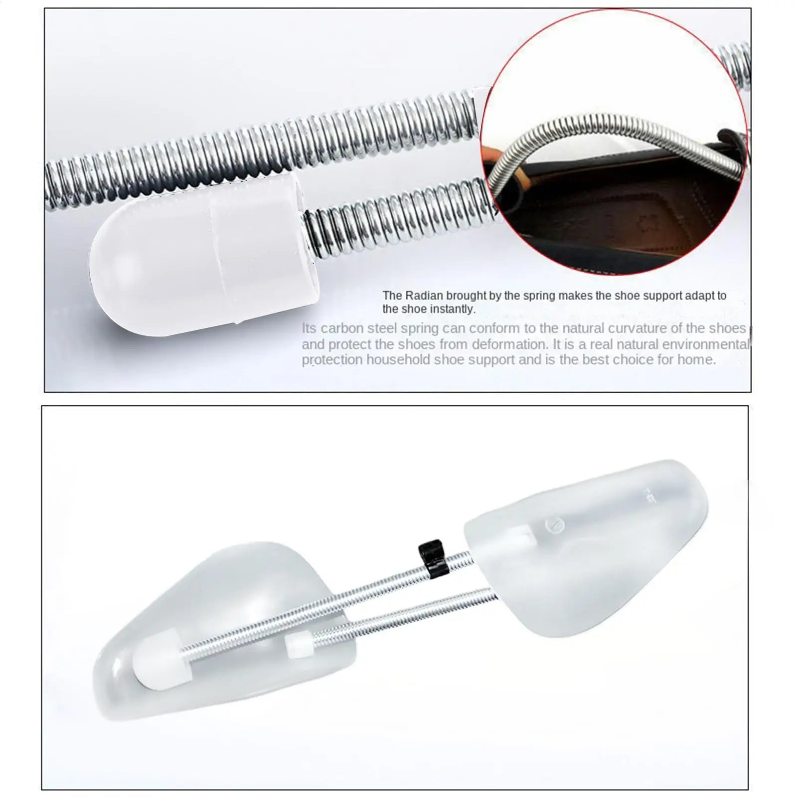 Spring Shoe Trees Anti Deformation Inner Support Shoes Stretcher Shaping Anti Wrinkle Shoe Lasts Men Women Shoes Trees 1pairs Oasis Select