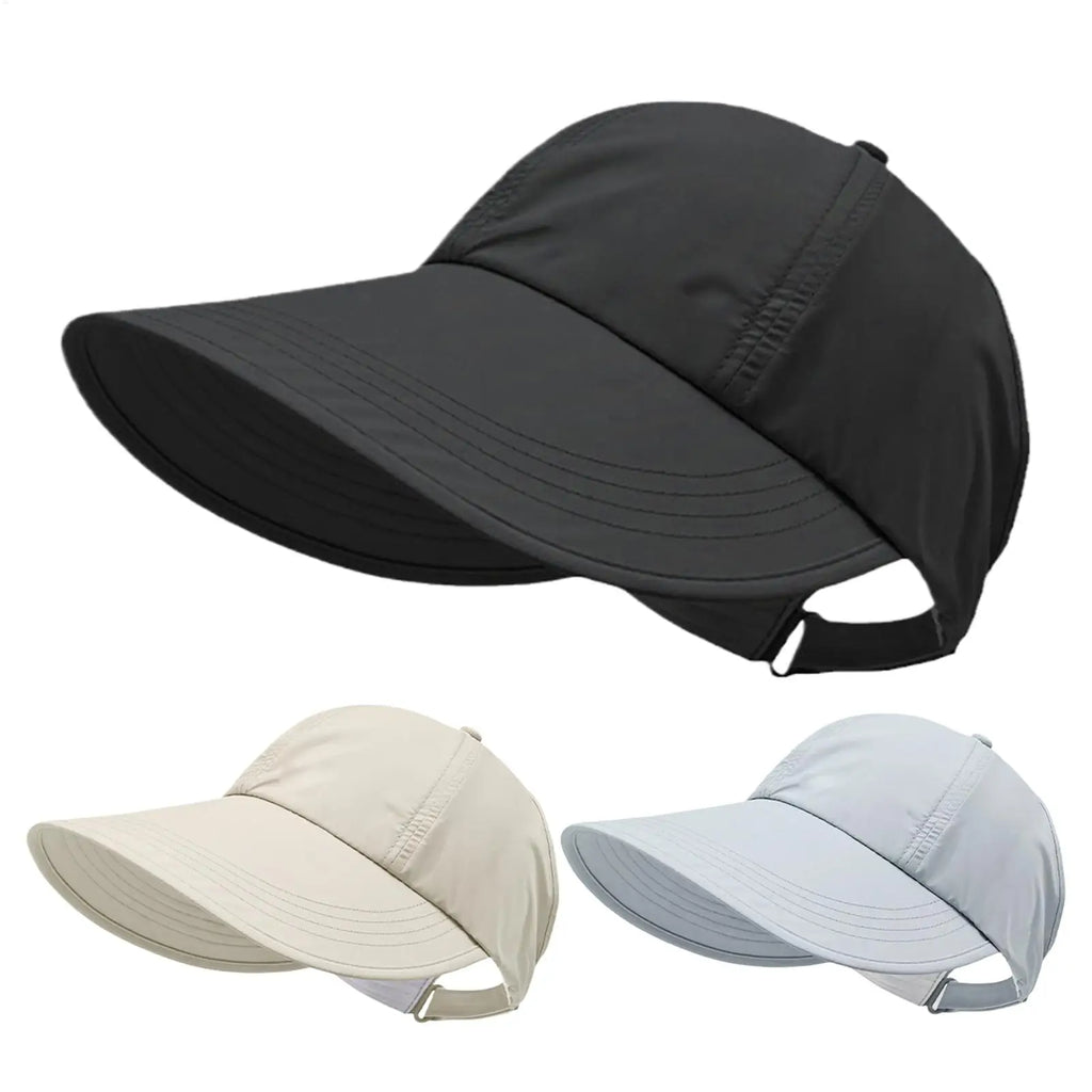 UV Protection Hat Summer Breathable Adjustable Sun Hat For Women Wide Brim Caps Ladies Beach Visor Hat for Outdoor Sports Oasis Select