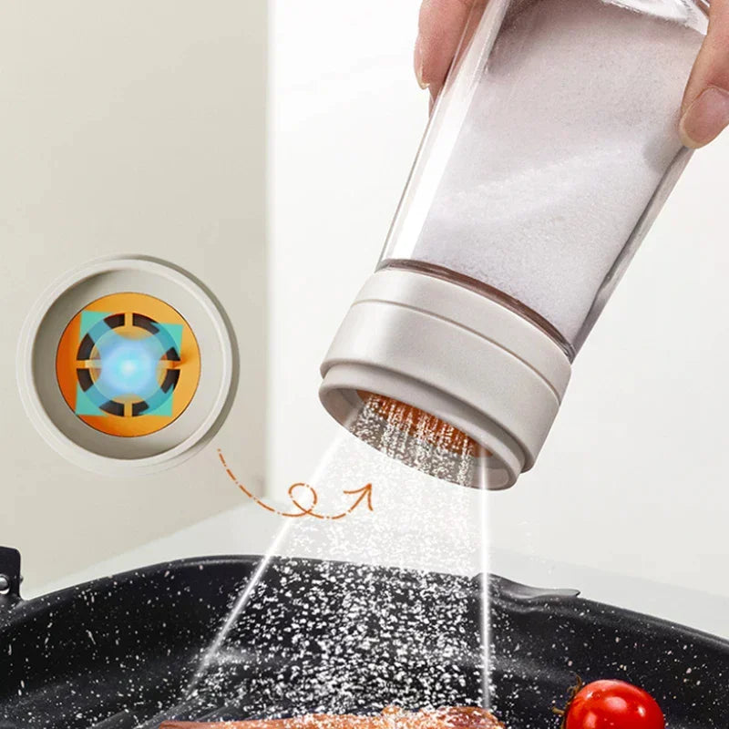 Glass Salt Dispenser | Measuring Shaker & Moisture-Proof Design
