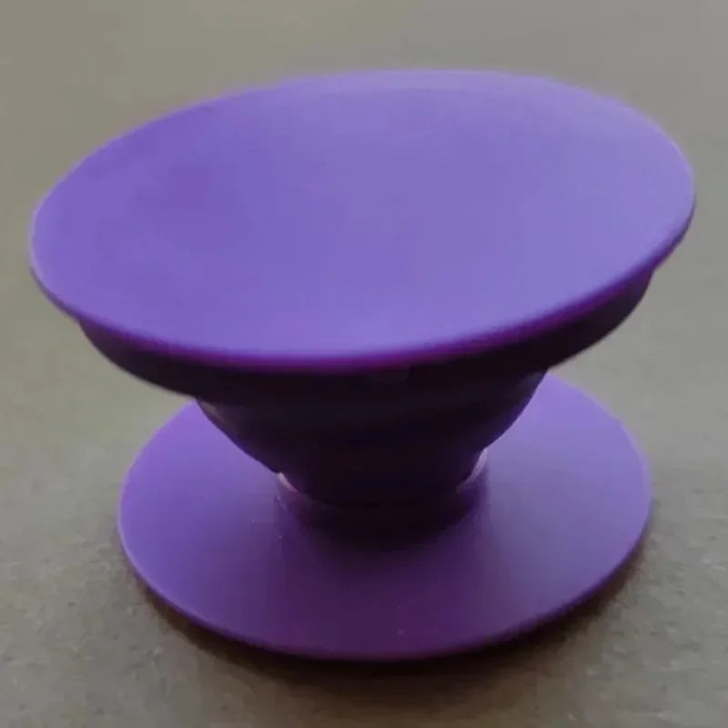 Finger Ring Holder Stand For IPhone 15 Samsung Support Telephone Mobilephones Grip Tok Folding Solid Color Pocket Socket Bracket Oasis Select pueple 1pcs