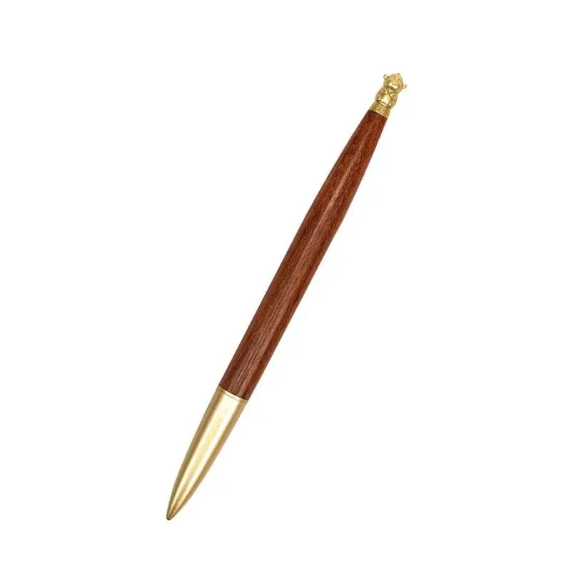 Zodiac Wooden Retractable Roller Ball Pens Smooth Writing Signature Executive Business Ball Point Vintage Gift Pen Oasis Select A9 China Mainland