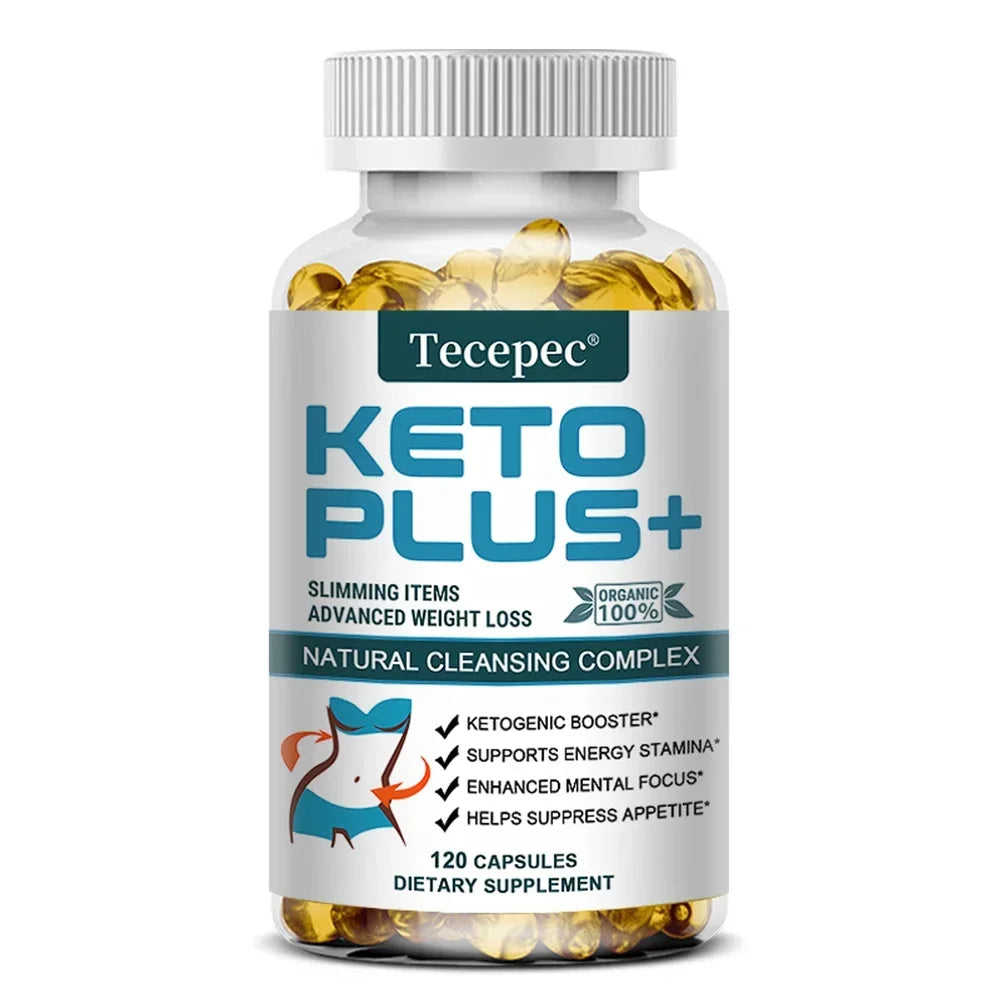 Keto Plus+ Fat Burning Capsules – Belly Fat & Weight Loss Support Keto Weight Loss Supplement Oasis Select 120 count-1 bottle