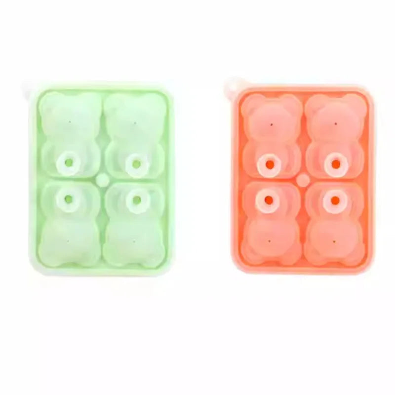 Bear Ice Cube Mold – Food-Grade Silicone Ice Tray