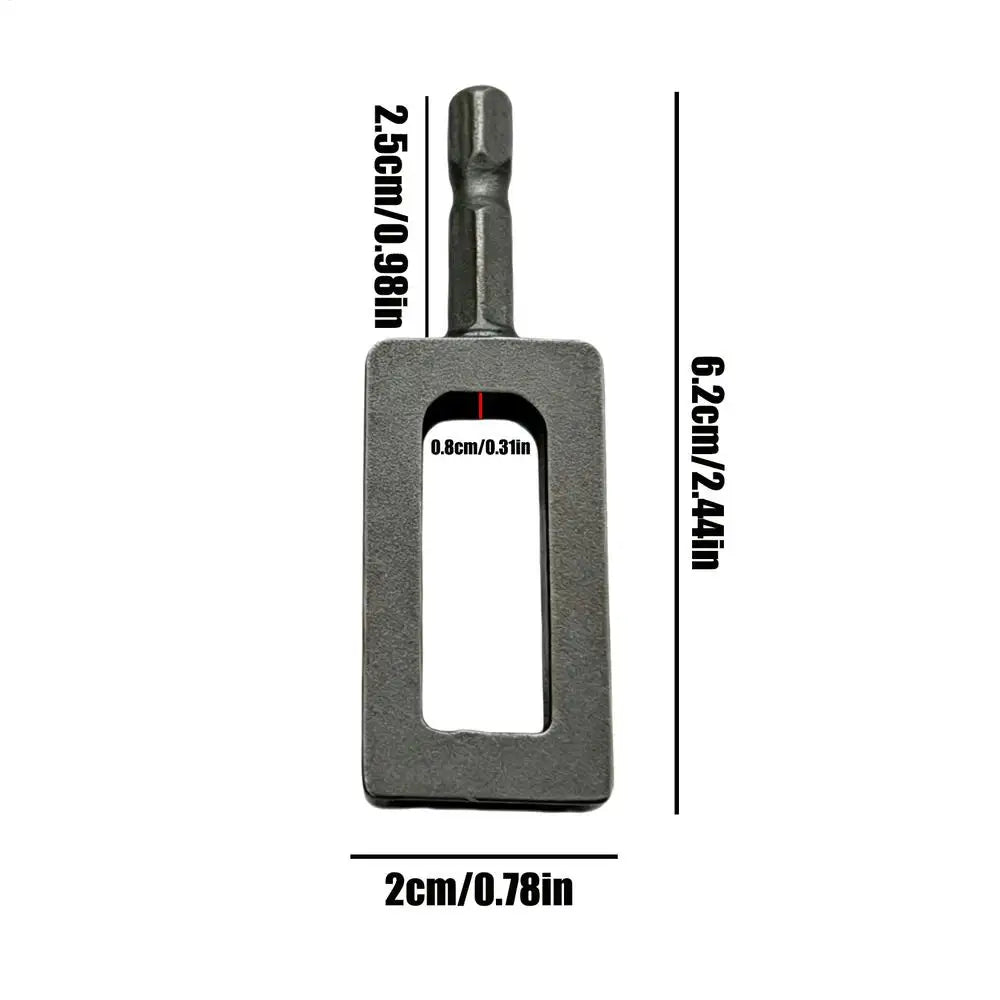 electric drill wire twister Wire Twisting Tool Hex Cable Processing Attachment Wire Twisting Bit for Pipe Chain Link Netting Oasis Select square screw twister