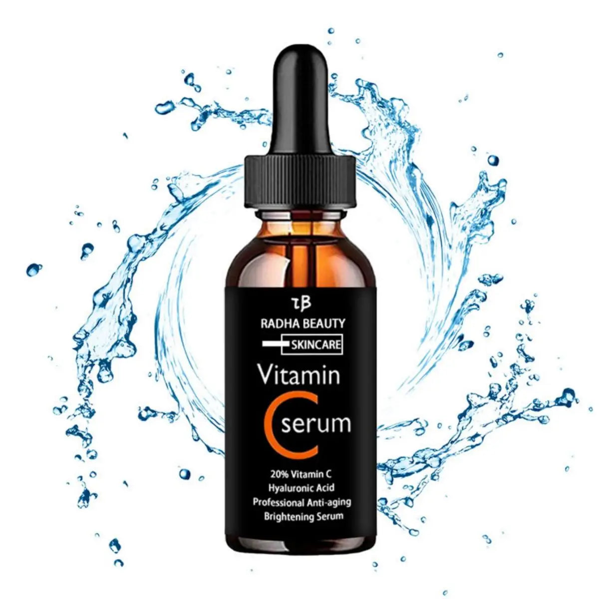 Vitamin C Face Serum – Hyaluronic Acid, Vitamin E & Botanicals