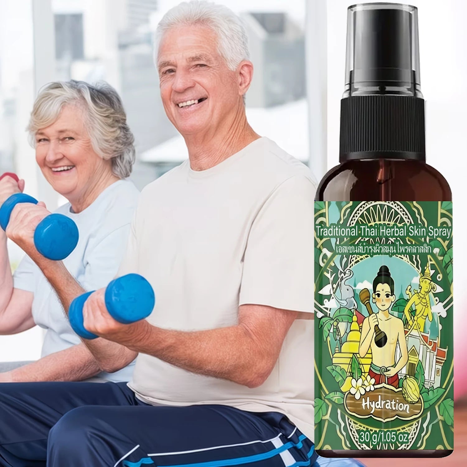 Hydrating Body Spray – Niacinamide & Collagen Thai Herbal Mist Hydrating Body Mist Oasis Select