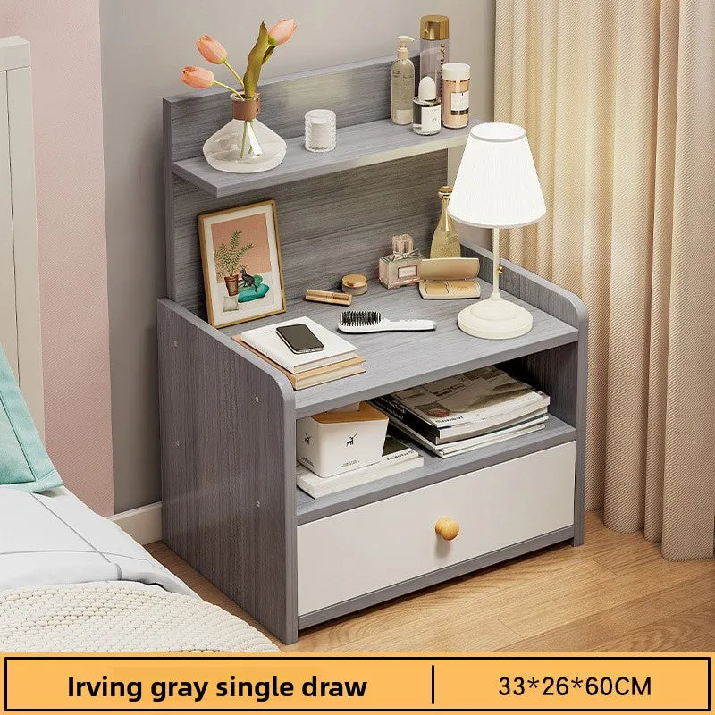 Multi-functional Household Goods Bedside Table Wide Small Chest Cabinet Multi-layer Locker With Drawers Small Cabinet Oasis Select Single draw C