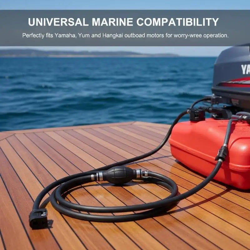 Performance Marine Accessories: 8mm Fuel Hose Assembly; 2.1/3.1M Outboard Motor Fuel Line for Boat Engine Oasis Select
