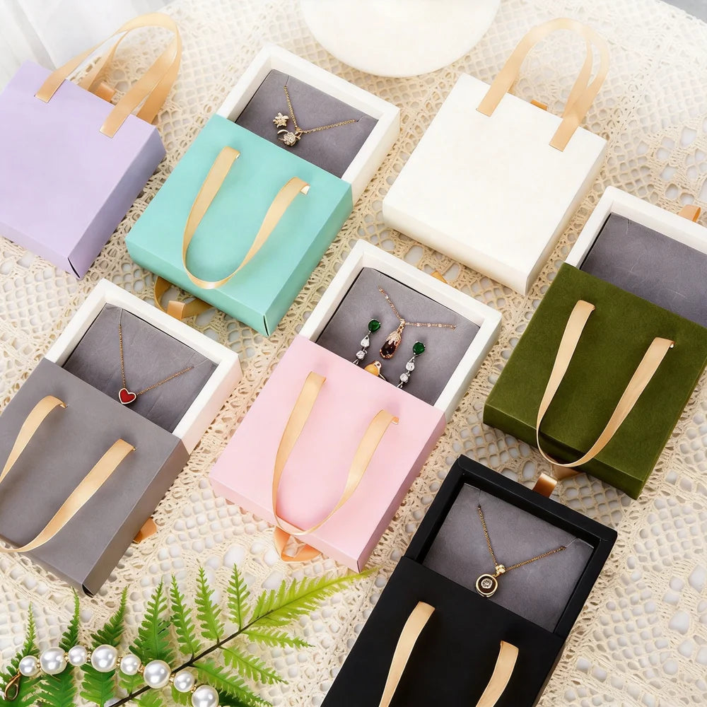 Portable Drawer Jewelry Gift Box | Rings, Earrings & Necklaces