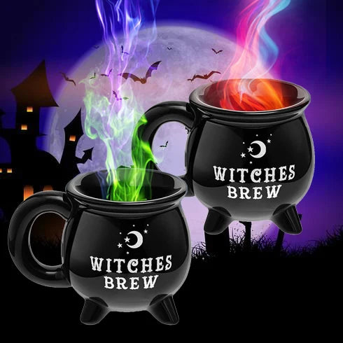 Witch Brew Ceramic Coffee Mug – 350ml Halloween Cauldron Cup Novelty Coffee Mug Oasis Select