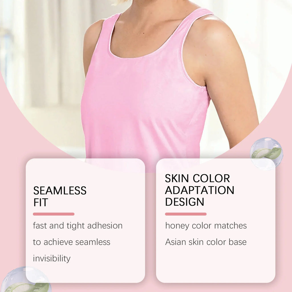 Invisible Breast Care Patches: Lifts & Supports, Seamless Breathable, Solid Silicone Material for Comfortable Daily Breast Care Oasis Select
