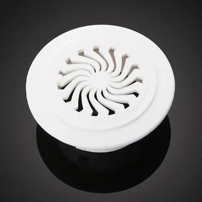 1pc Plastic Cover For Air Conditioning Holes Openings With Shutters Ventilation Grille Wall Hole Decoration 40-100mm Oasis Select