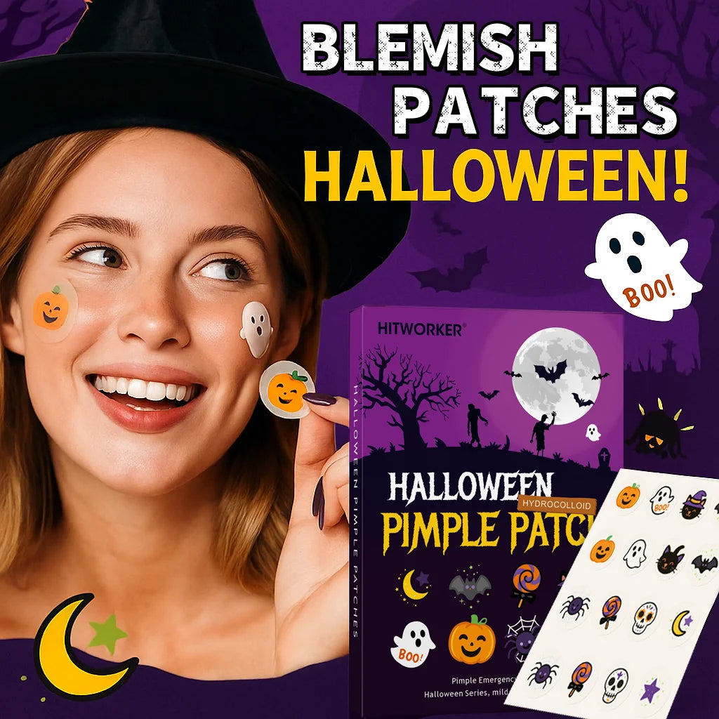 80/48 cute pumpkin model stickers - waterproof to cover facial blemishes, suitable for music festivals and Halloween essentials Oasis Select