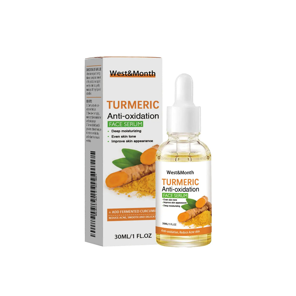 Turmeric Anti-oxidation Face Serum 30ml Hydrating Moisturizing Facial Skin Care Essence for All Skin Types Soft Delicate Skin Oasis Select 1pcs