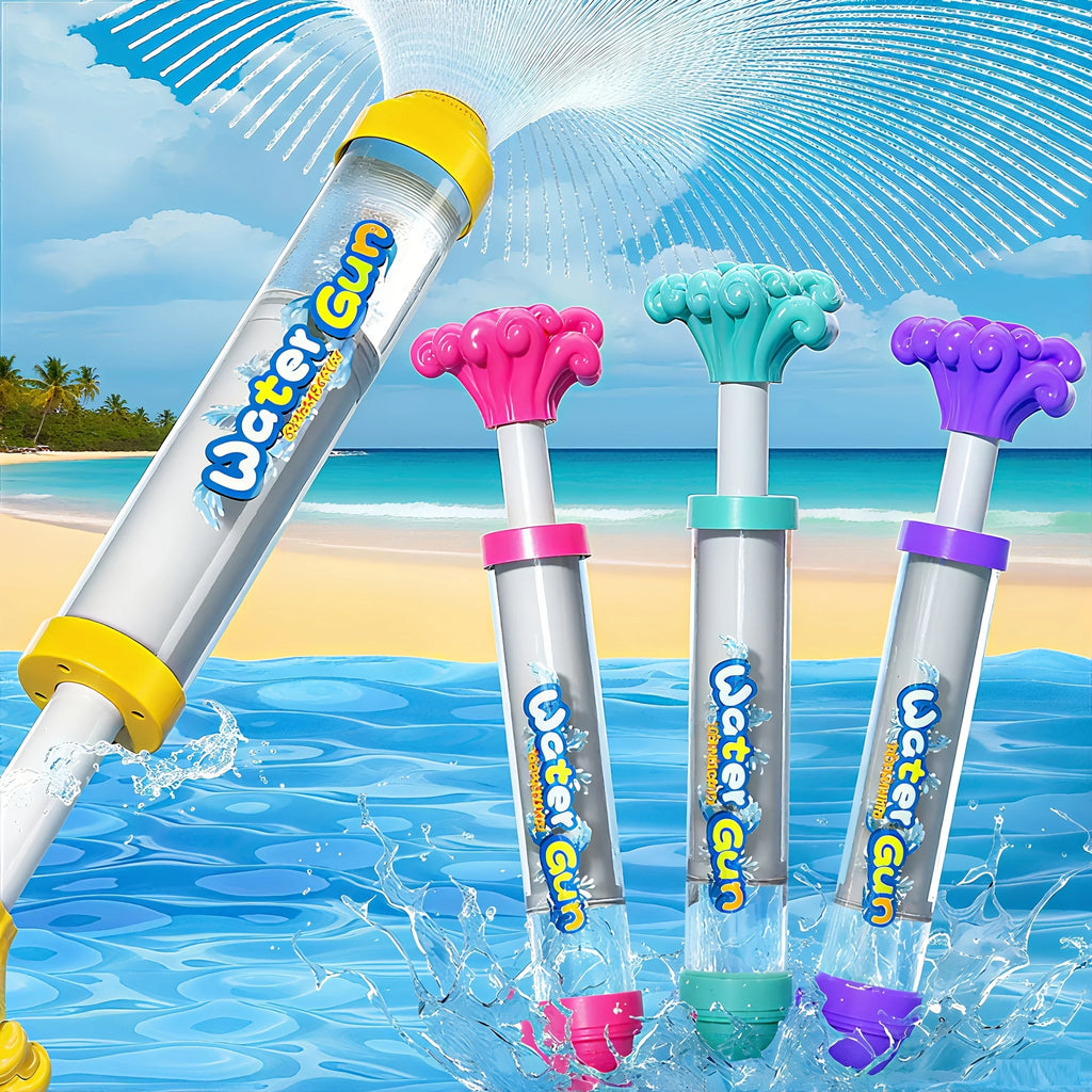1/4pcs Push-Pop Firework Water Gun, Romantic Firecracker Sprayer for Pool Party, Outdoor Fun Beach Toy, Holiday Gift, Pool Toys Oasis Select
