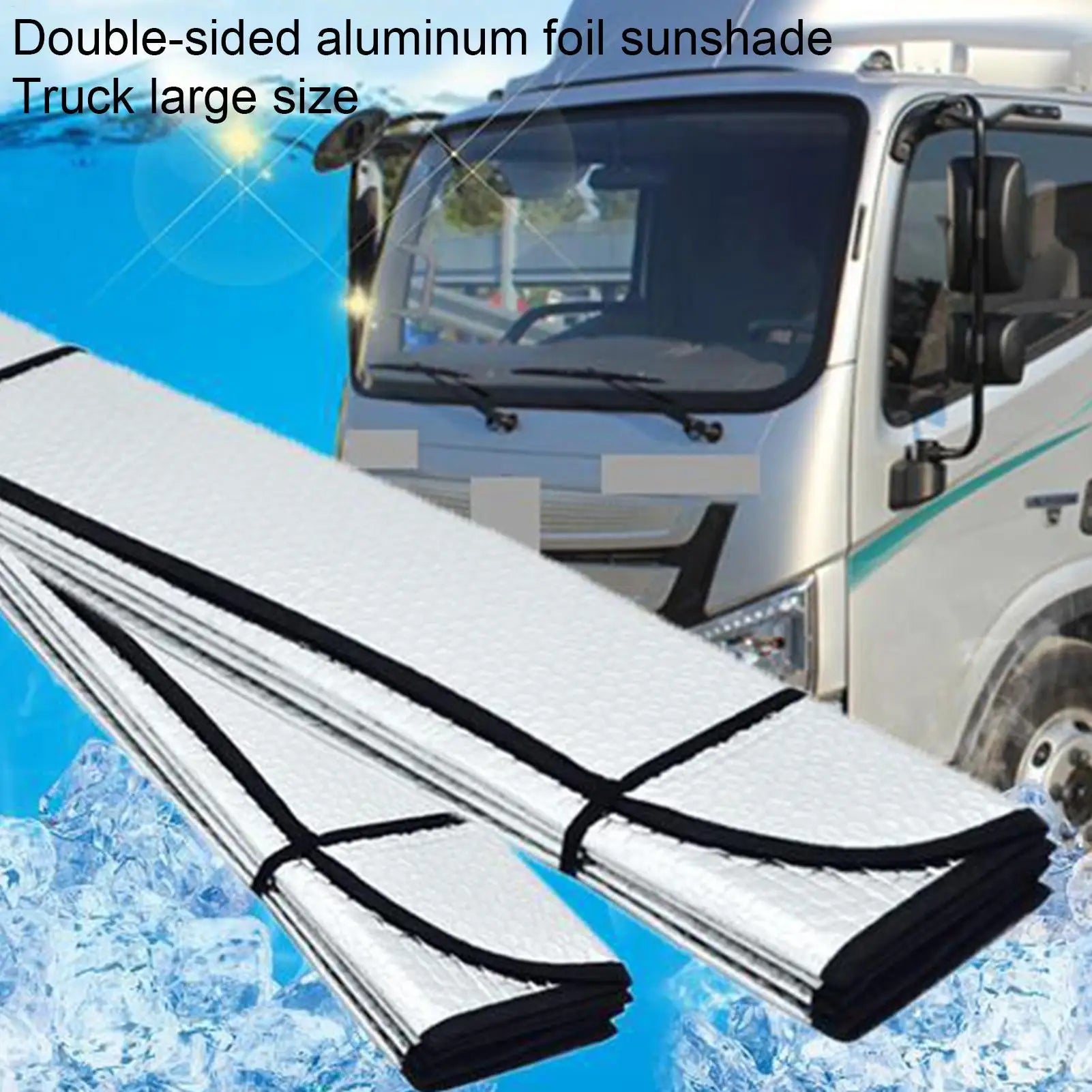 Sunshade for Truck Windshield Truck Front Windshield Sunshade Front Truck Window Shade for UV Rays and Sun Heat Protection Oasis Select