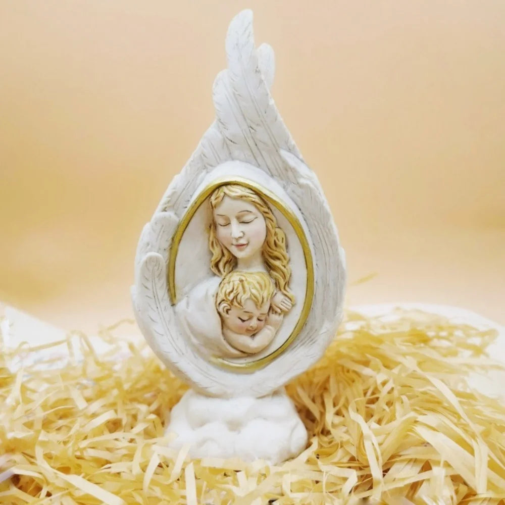 Christmas Jesus Birth Scene Ornament Christmas Decoration Holy Family Crafts Statue Resin Figurine Centerpieces Desktop Decor Oasis Select Style 4