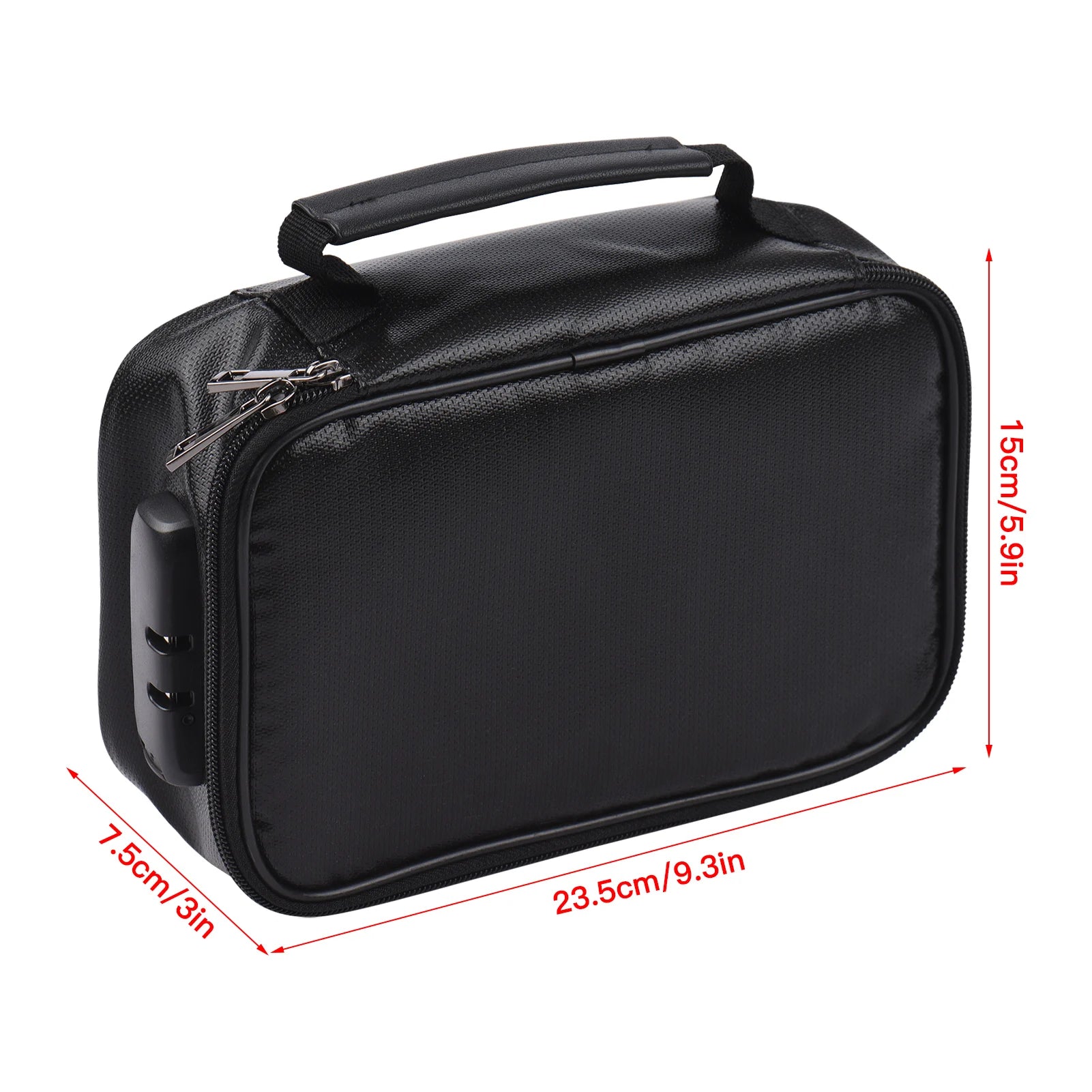Fireproof File Document Bag Safety Organizer with 3-Digit Lock Zipper Closure Fire & Water Resistant Pouch Multi-Layer Card Case Oasis Select