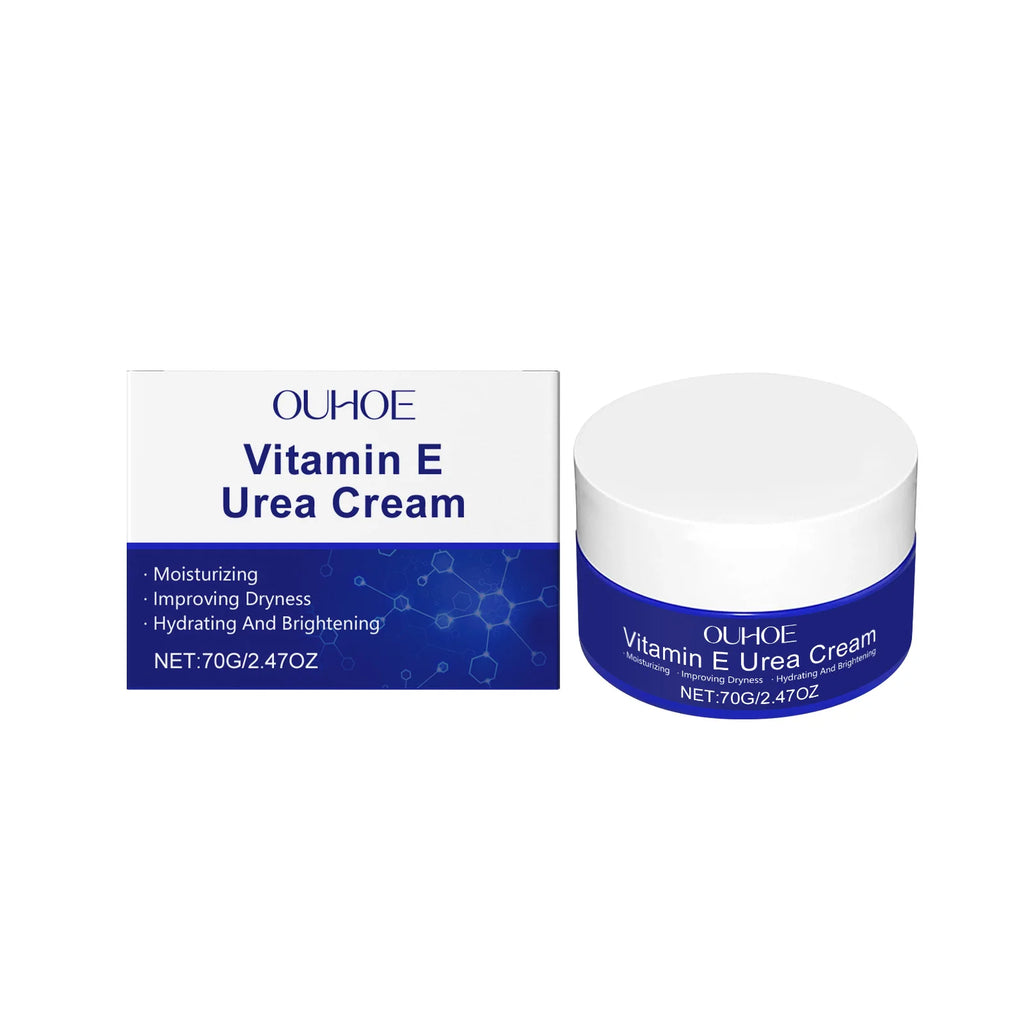 Vitamin E & Urea Cream – Intense Moisturizer for Dry Skin, Hydrating Face and Body Cream, Brightening Treatment for Rough Skin Oasis Select