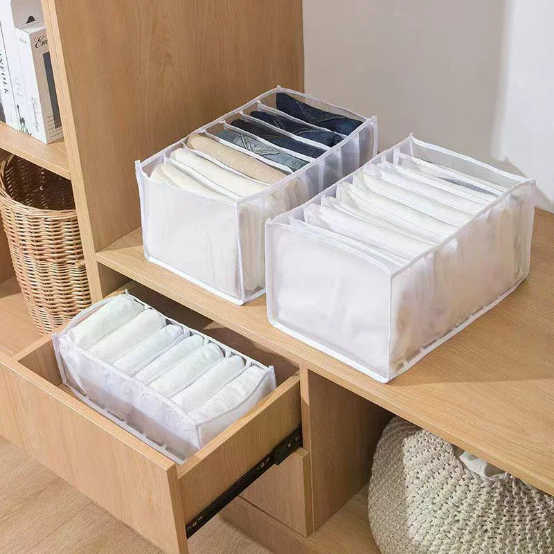 Mesh Drawer Organizer – 6/7/11 Grid Sock & Lingerie Storage