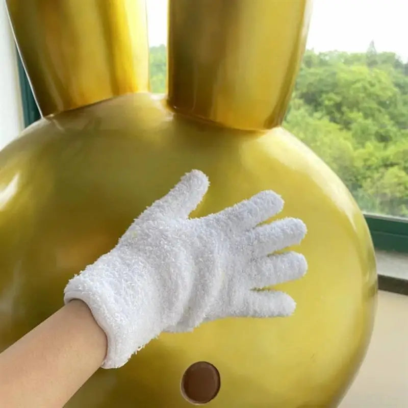 Microfiber Plant Cleaning Gloves | Reusable Dusting Gloves