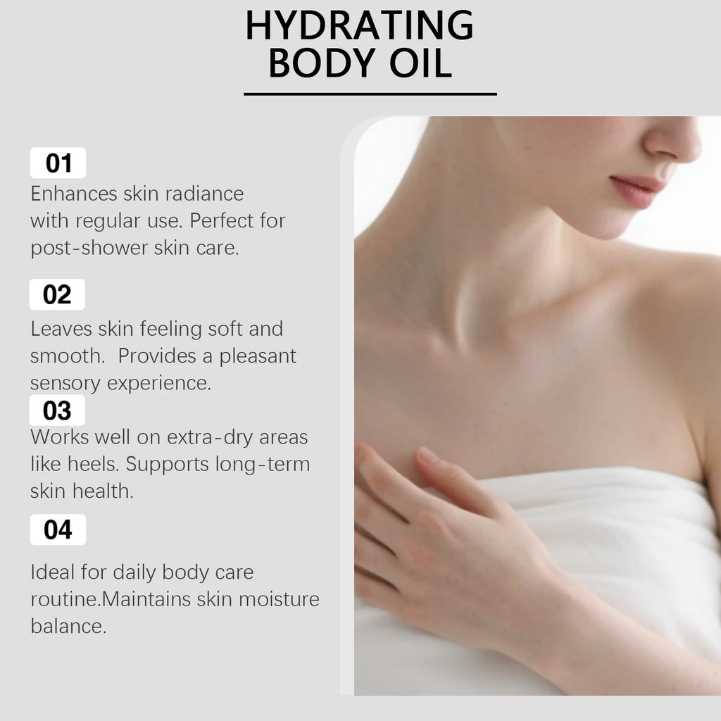 OceAura Anti-Dryness Firming Body Oil Moisturizes Skin Brightens Skin Radiance Smooth Soft Hydrating Refreshing Body Oil Oasis Select