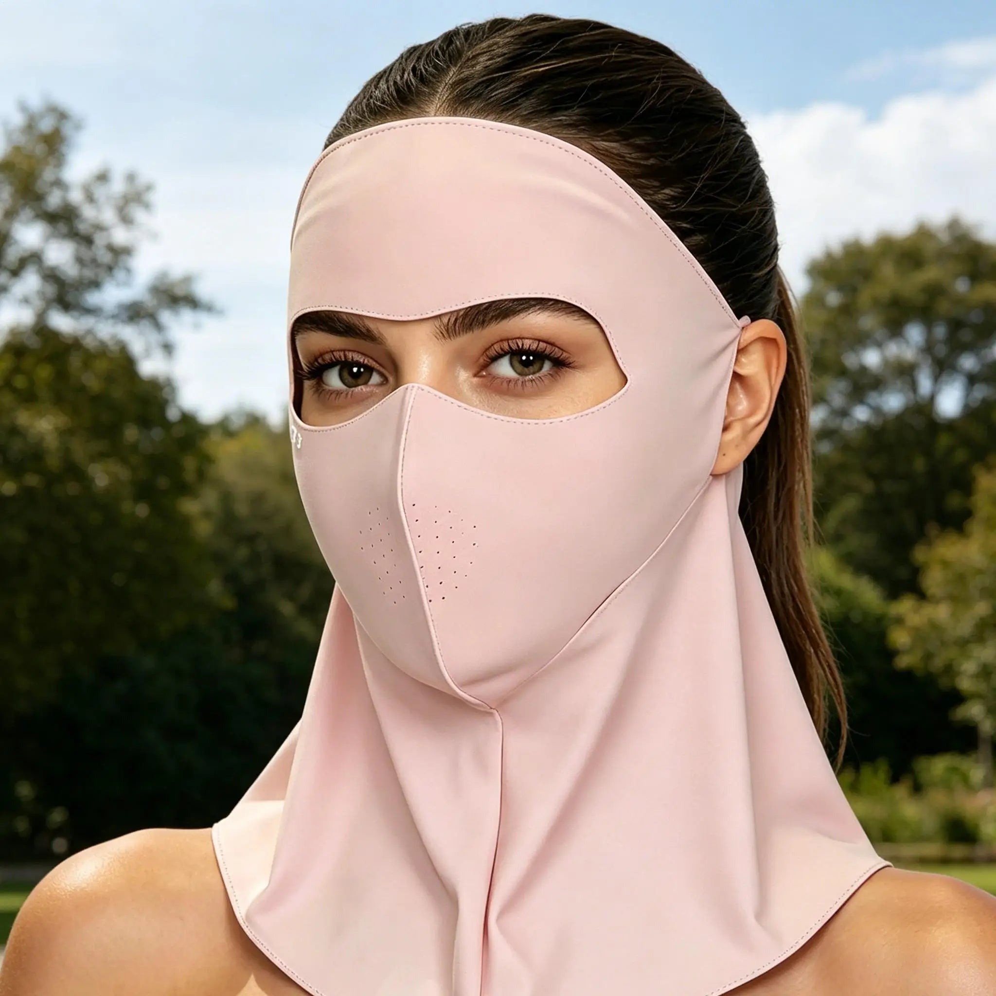Face Cover Mask Scarf UV Protection Breathable Ice Silk Sun Protection Masks Outdoor Sport Sun Protection Masks Oasis Select