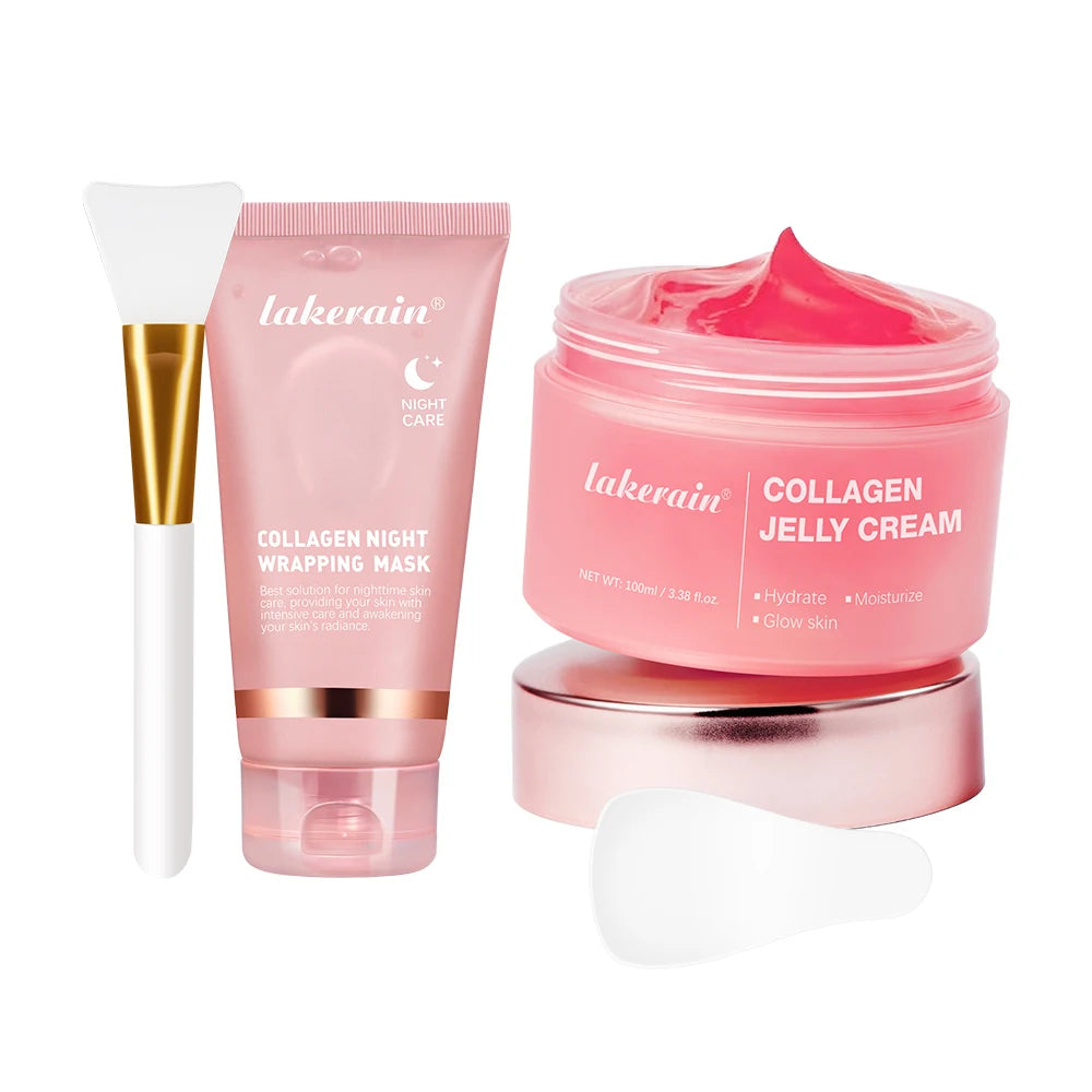 Collagen Peel-off Mask Jelly Night Wrapping Facial Mud Firming mask Daily Face Skincare Deep Cleaning Skin-Peeling Off Covers Oasis Select