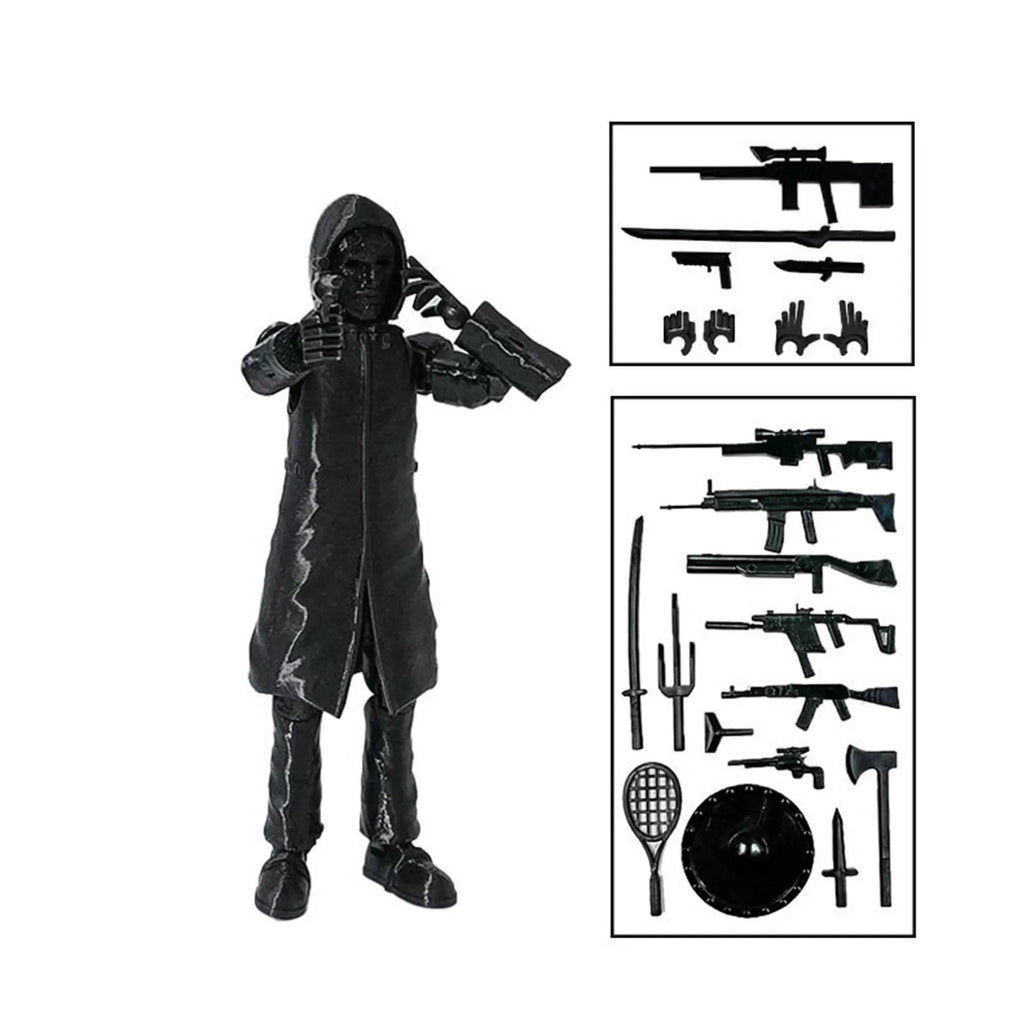 3D Printing Lucky Dummy13 Multi Joint Mobile Assembly Machine, Digital Machine Doll Model with Gift Box, Handmade Toy for Childr Oasis Select Black One Size