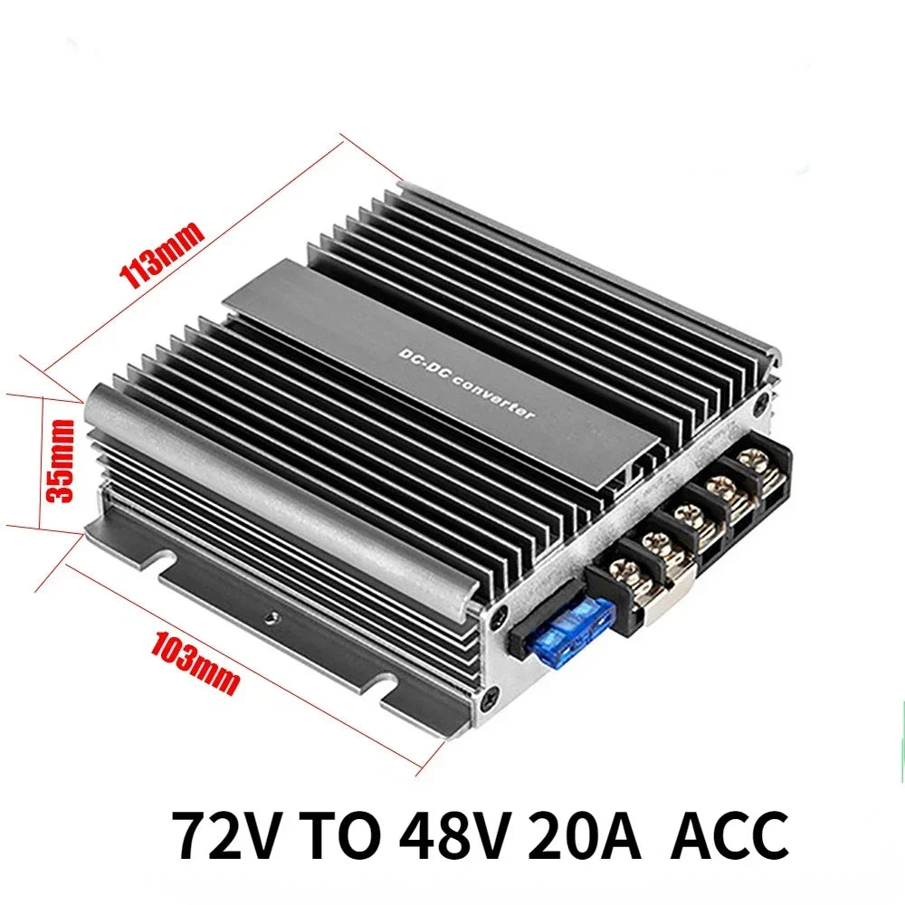 72v to 48v 10A-60A DC DC Step Down Power Converter 56v 60v 64v 70v 72v 88v Buck Converter High Quality Reducer With ACC CE RoHS Oasis Select 72V TO 48V 20A ACC 50V-90V 48V