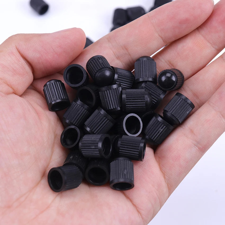 Car 100pcs Tubeless Tire Valve Valve Cap Car Tire Valve Cap Car Truck Bicycle MTB Dust Cap Oasis Select