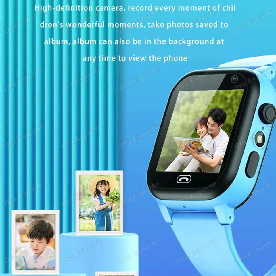 Kids Smart Watch GPS SIM Card Video Call SOS – Boys & Girls
