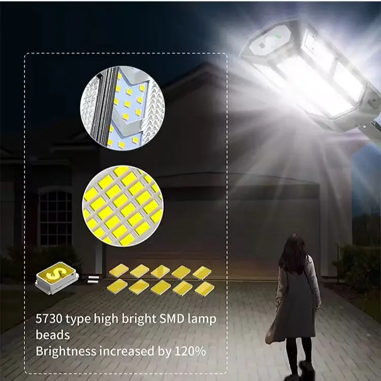 30000LM Motion Sensor Solar LED Lights Outdoor Solar Garden Lamp 3 Modes Waterproof Wall Lighting For Patio Garden Solar Light Oasis Select