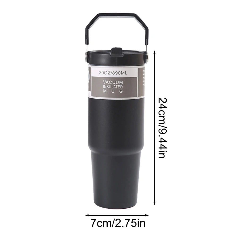 890ml Ultra Large Capacity Insulated Cup 304 Stainless Steel Insulated Cup Cold Insulated Outdoor Portable Ice Cream Cup Oasis Select