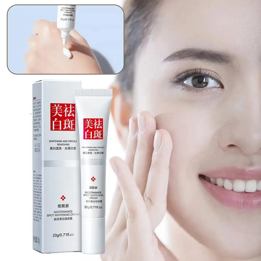 1/2/3/4pcs Whitening Cream Anti Freckle Face Cream Anti-Spot Niacinamide Vitamin E Improve Dullness Fast Brighten Nourish Skin Oasis Select