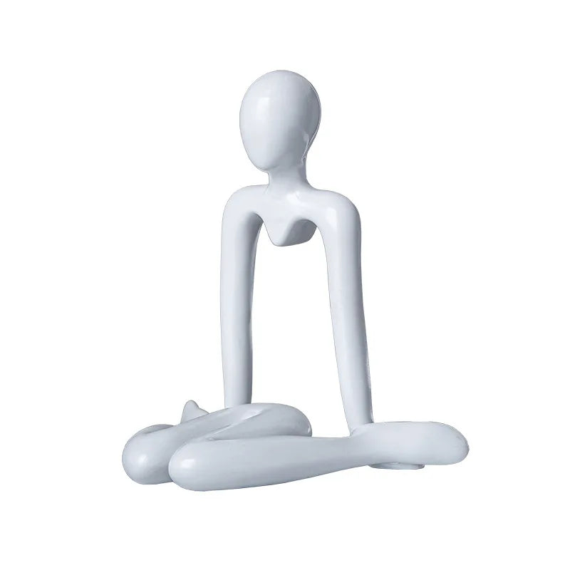 Abstract Figure Thinkers Plastic Crafts Cute Little Ornaments Room Decorations Oasis Select