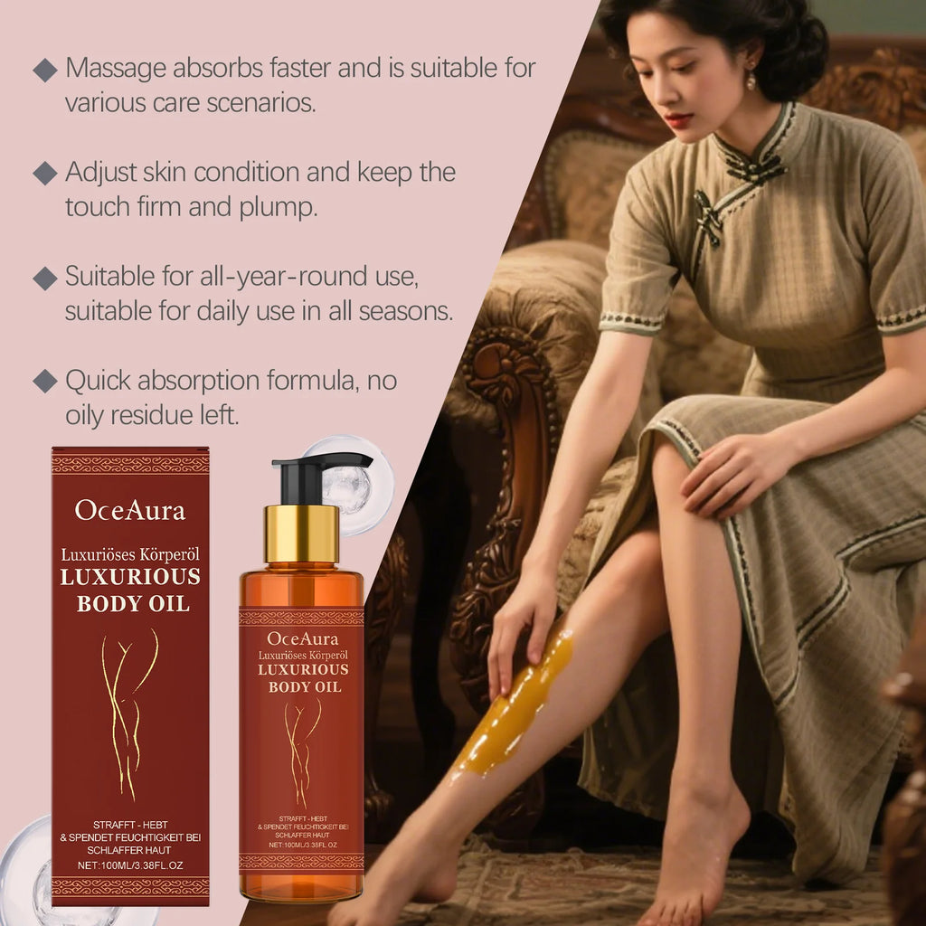 OceAura Firming Body Oil – Skin Tightening & Anti-Cellulite Firming Body Oil Oasis Select