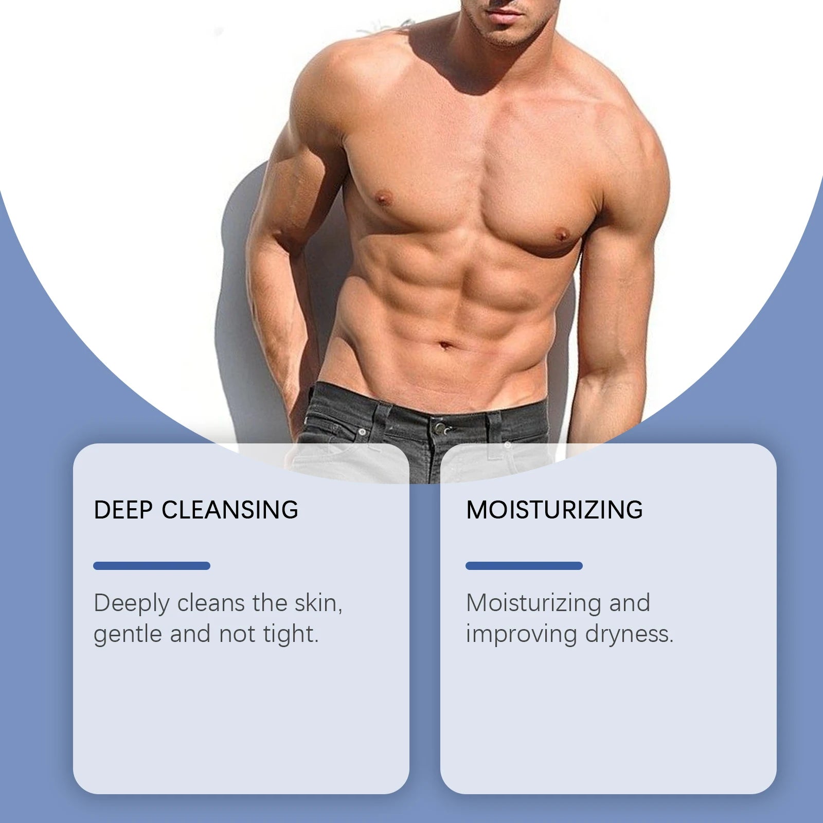 East Moon Hyaluronic Men's Shower Gel – Moisturizing Body Wash Men's Shower Gel Oasis Select