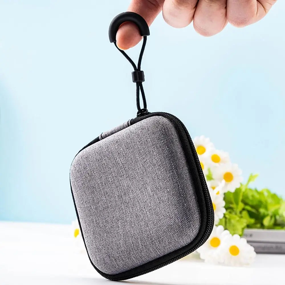 1Pc EVA Storage Bag Earphone/Phone/Charging Cable Pouch Carrying Bag Mini Zipper Earphone Case Portable Digital Accessories Oasis Select